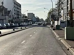 L'avenue en novembre 2022.