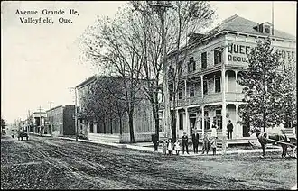 Avenue Grande Île, vers 1910