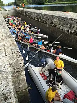 L'aviron à Bourré en 2015.