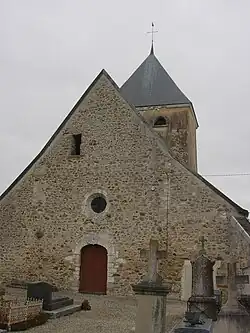 Façade de l'église.