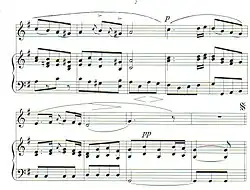 Partition de musique.