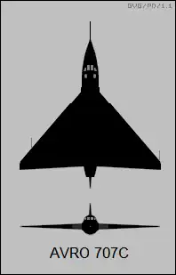 vue en plan de l’avion