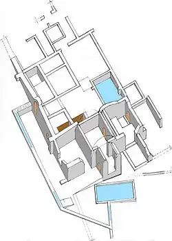 Axonometrie du site.