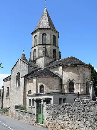 Chevet de l'église.