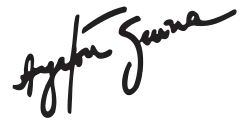 Signature d'Ayrton Senna