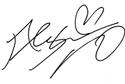 signature d'Ayumi Hamasaki