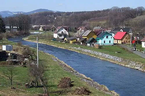 Rivière Bělá à Bělá Jesenická.