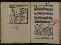 Deux pages d'un livre