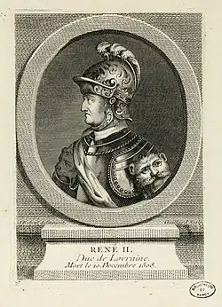 Portrait de René 2 du 18 ème siècle