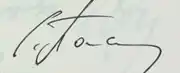 signature de Solomon Passi