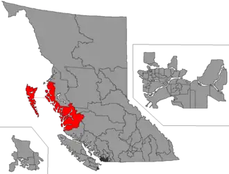Carte de la circonscription