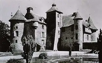 Château de Cordès, lieu de transfert de la Bibliothèque nationale et universitaire de Strasbourg de mars 1939 à octobre 1941.