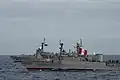 Le BAP Ferré et le BRP Andrés Bonifacio durant RIMPAC 2018.