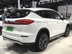 BYD Song DM lifté vue arrière