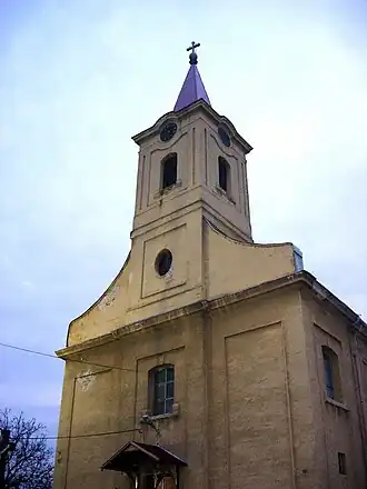 L'église catholique du village šokac de Bački Breg, en Serbie