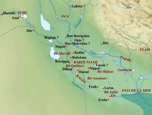 La Babylonie des premiers siècles du Ier&nbsp;millénaire&nbsp;av. J.-C.