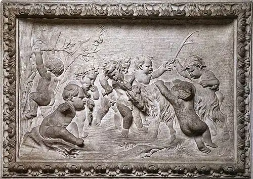 Bacchanale d'enfants avec une chèvre, 1630, Rome, Galerie Doria-Pamphilj.