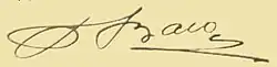 signature de François Baco