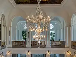 Le premier étage. Photo avril 2017.