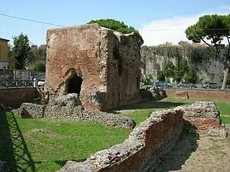 Vue d'une partie des trhermes