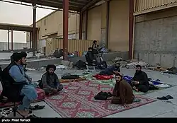 Base aérienne de Bagram en septembre 2021, après le retrait des États-Unis.