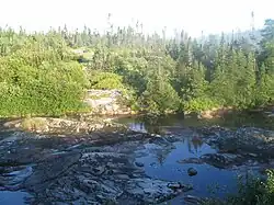 Rivière Pontbriand, socle rocheux du Bouclier canadien