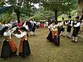 Un bal avec le groupe de gaïta Teixo-Manolo Quirós.
