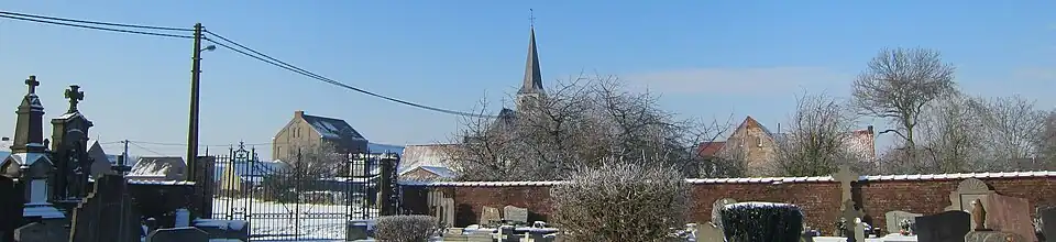 Vue panoramique de l'ancien village.