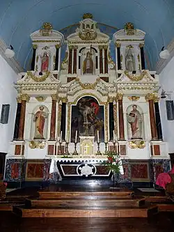 Le maître-autel de l'église Saint-Marse de Bais