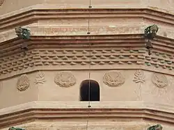 Décoration de la pagode orientale