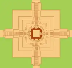 Plan du temple.