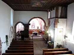 Intérieur de l'église.