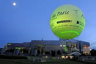 Ballon Air de Paris (2008–2013), le jour de son inauguration.