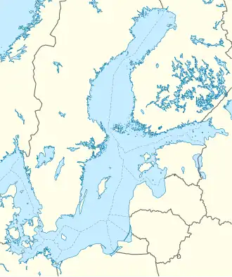 Voir sur la carte administrative de la mer Baltique