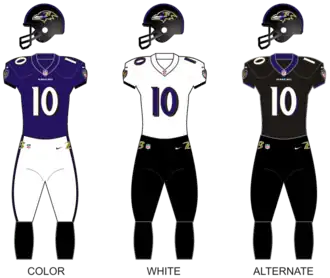 Description de l'image Baltimore ravens uniforms.png.