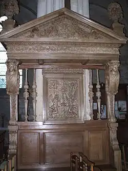 Banc d'œuvre de l'église Saint-Georges (Belloy-en-France).