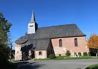 Vue latérale du côté sud.