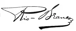 signature de José Maria da Silva Paranhos Júnior