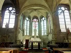 Croisée, vue vers l'est.