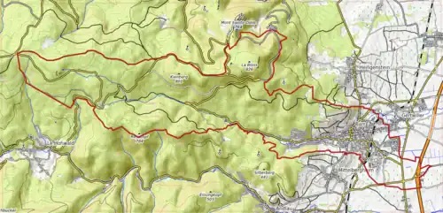 Carte topographique.
