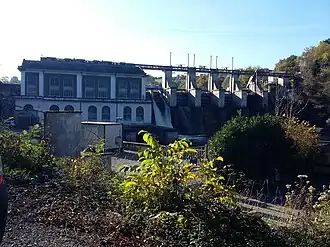 Le barrage de la Roche au Moine en 2016.