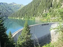 barrage et lac de Saint-Guérin