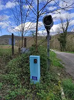 Installation du passage à niveau n°36 entre les gares de Belley et Chazey-Magnieu