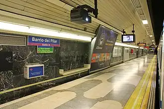 Image illustrative de l’article Barrio del Pilar (métro de Madrid)