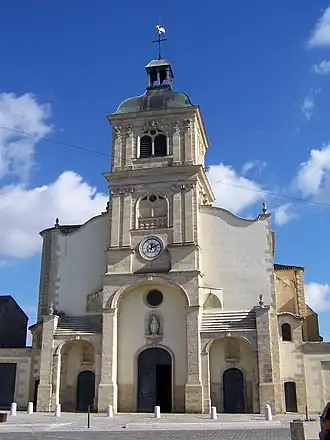 L'église Saint-Vincent (fév.&nbsp;2010).