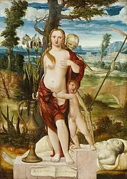 5.  Vanitas, vers 1540, Kunsthalle, Hambourg.