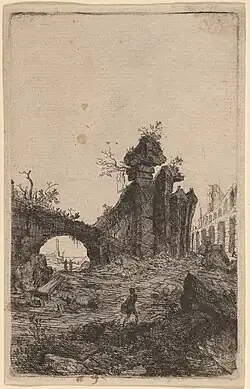 Les Ruines du Collisée, eau-forte, Washington, National Gallery of Art.