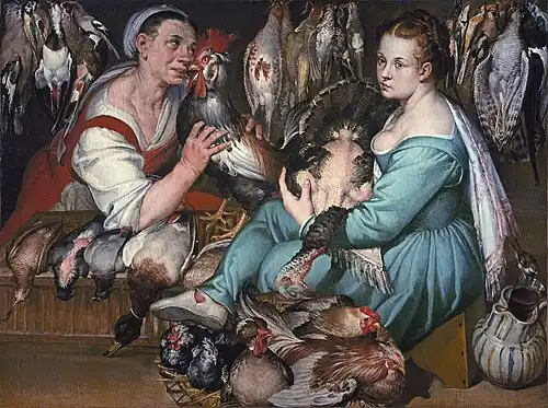 La Volaillère, vers 1580, Florence, Fondazione Roberto Longhi&nbsp;(it).