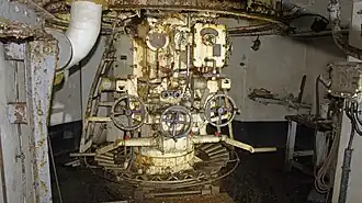 Base de la tourelle de 81&nbsp;mm.