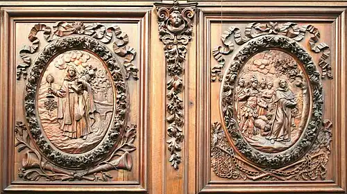 Saint Hyacinthe de Pologne et saint Louis Bertrand.